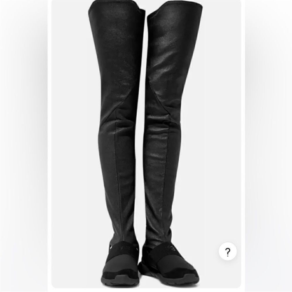 NWT Y-3 Black Over-the-Knee Boots sneakers, US8